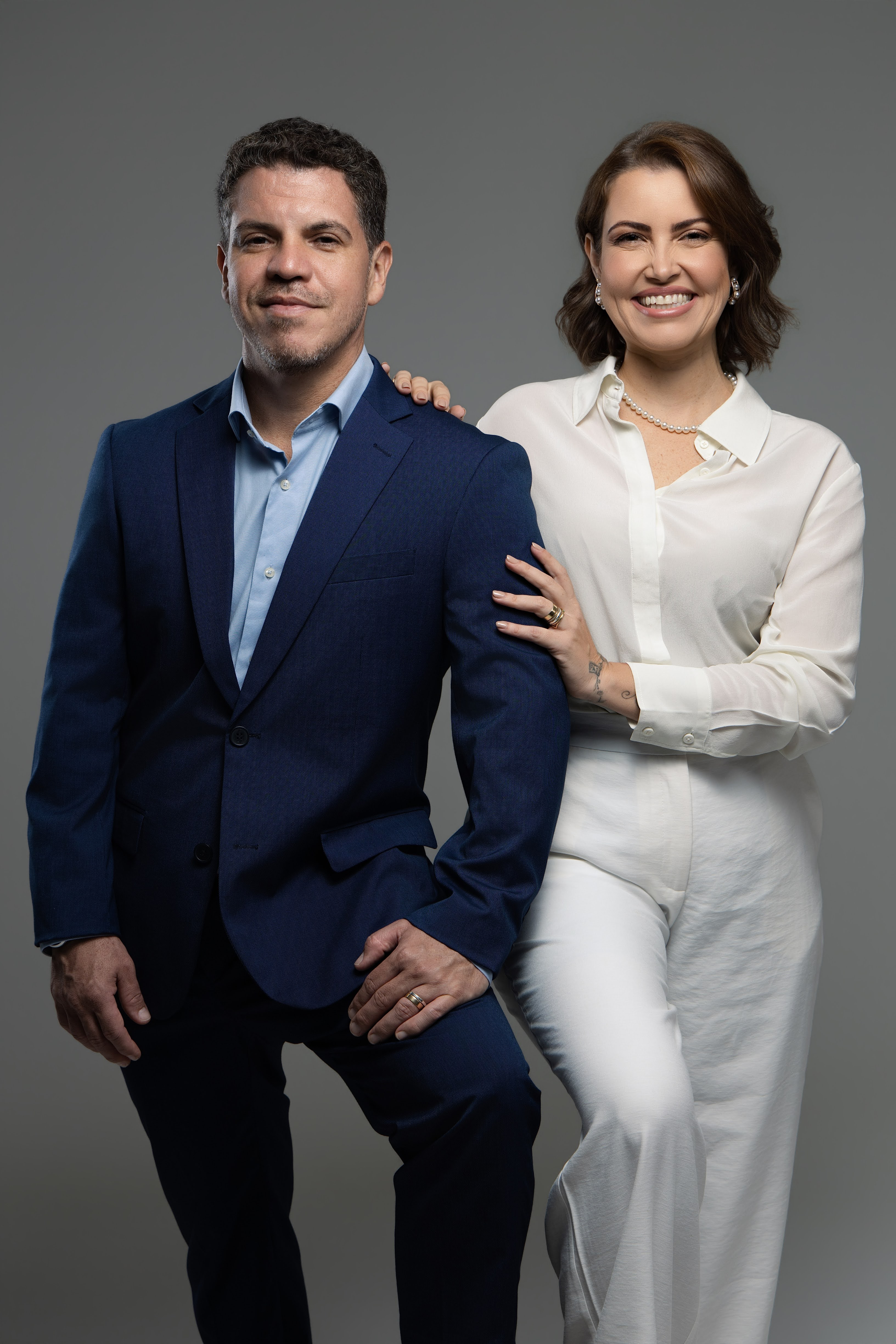 Gi Villarinho e Leandro Rios